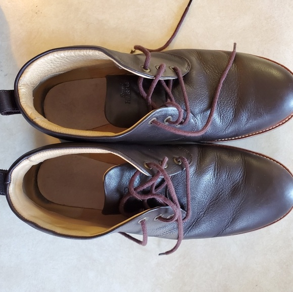 Samuel Hubbard Brown Leather Casual Lace Up Shoes - Picture 1 of 6